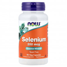 Селен NOW Selenium 200мкг 90к